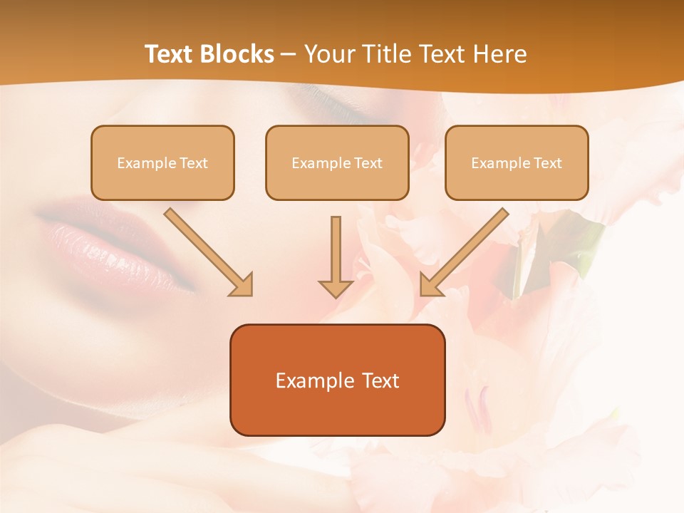 Model Lifestyle Purity PowerPoint Template