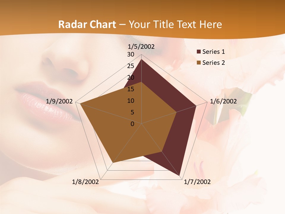 Model Lifestyle Purity PowerPoint Template