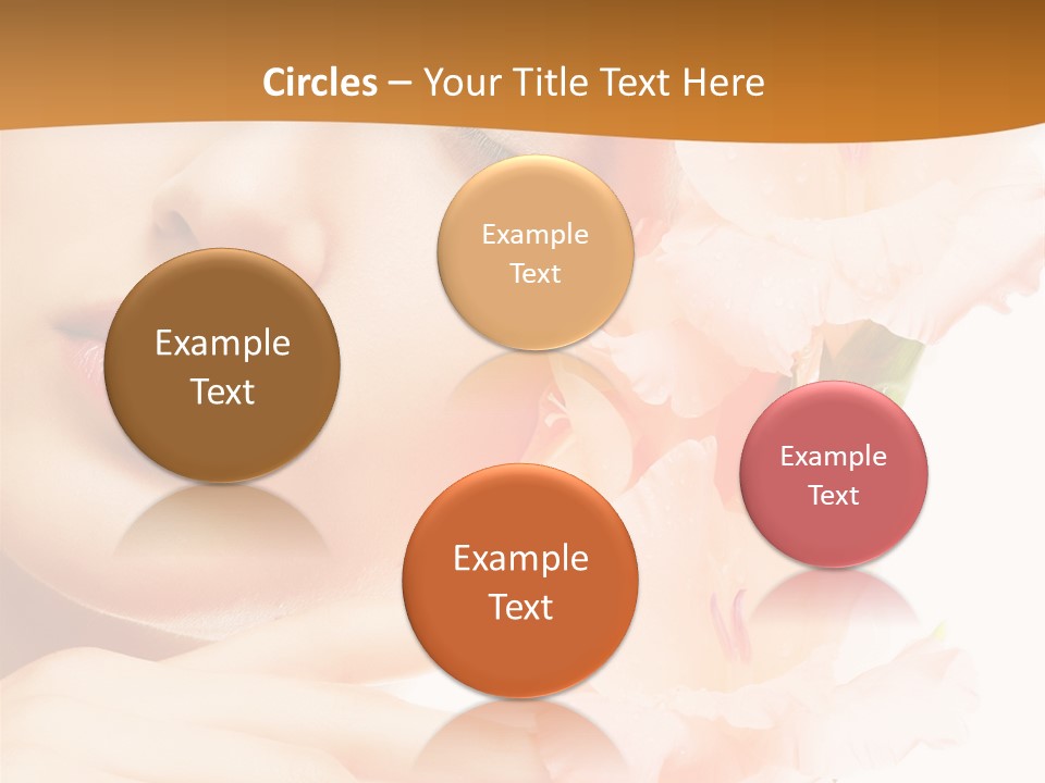 Model Lifestyle Purity PowerPoint Template