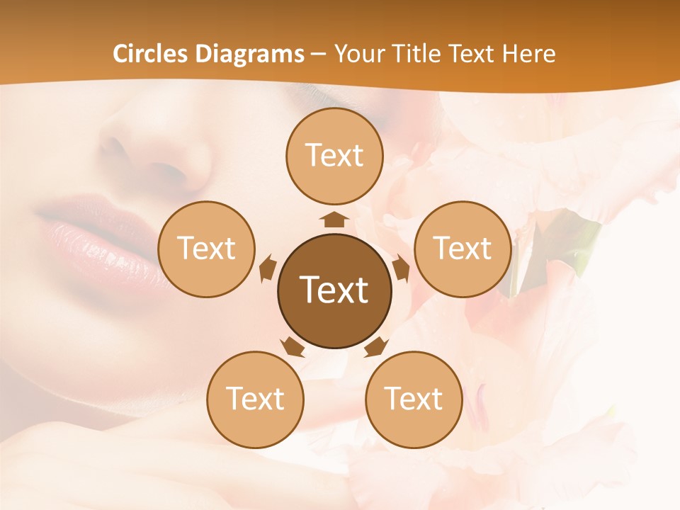 Model Lifestyle Purity PowerPoint Template