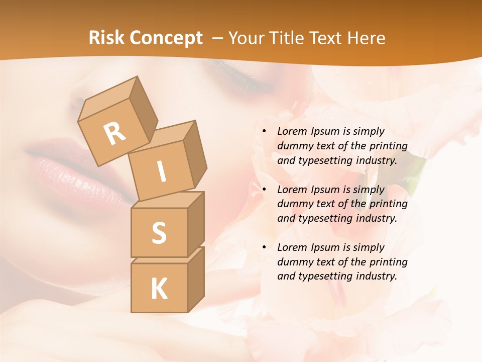 Model Lifestyle Purity PowerPoint Template