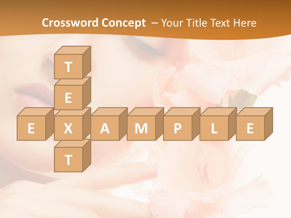 Model Lifestyle Purity PowerPoint Template