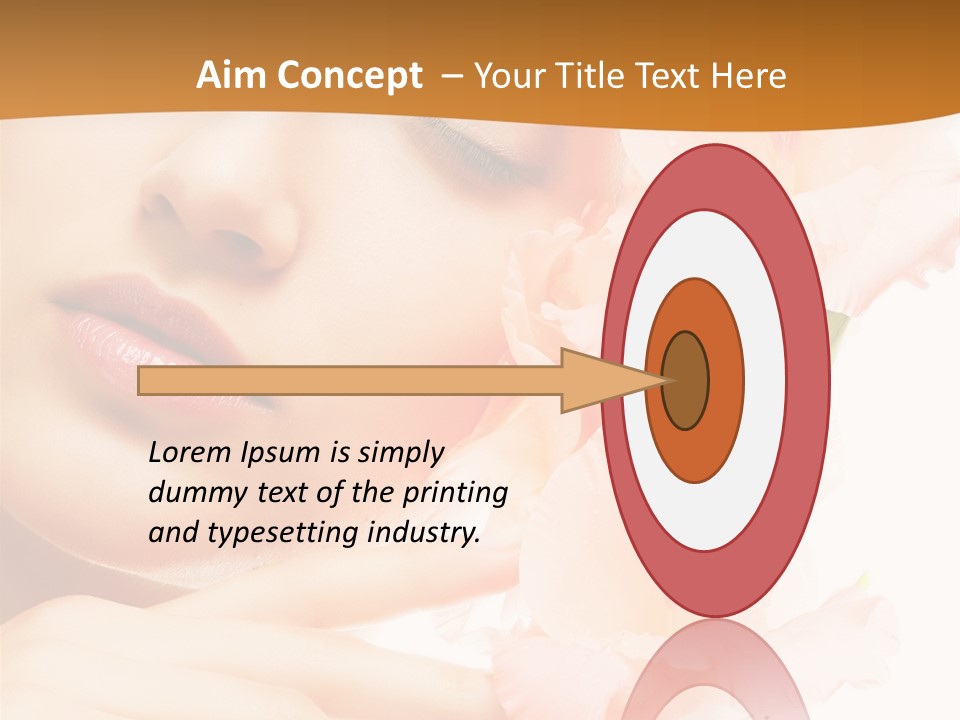 Model Lifestyle Purity PowerPoint Template