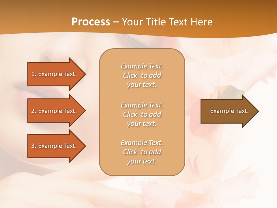 Model Lifestyle Purity PowerPoint Template