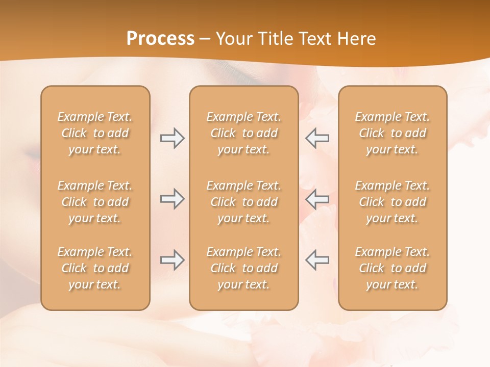 Model Lifestyle Purity PowerPoint Template