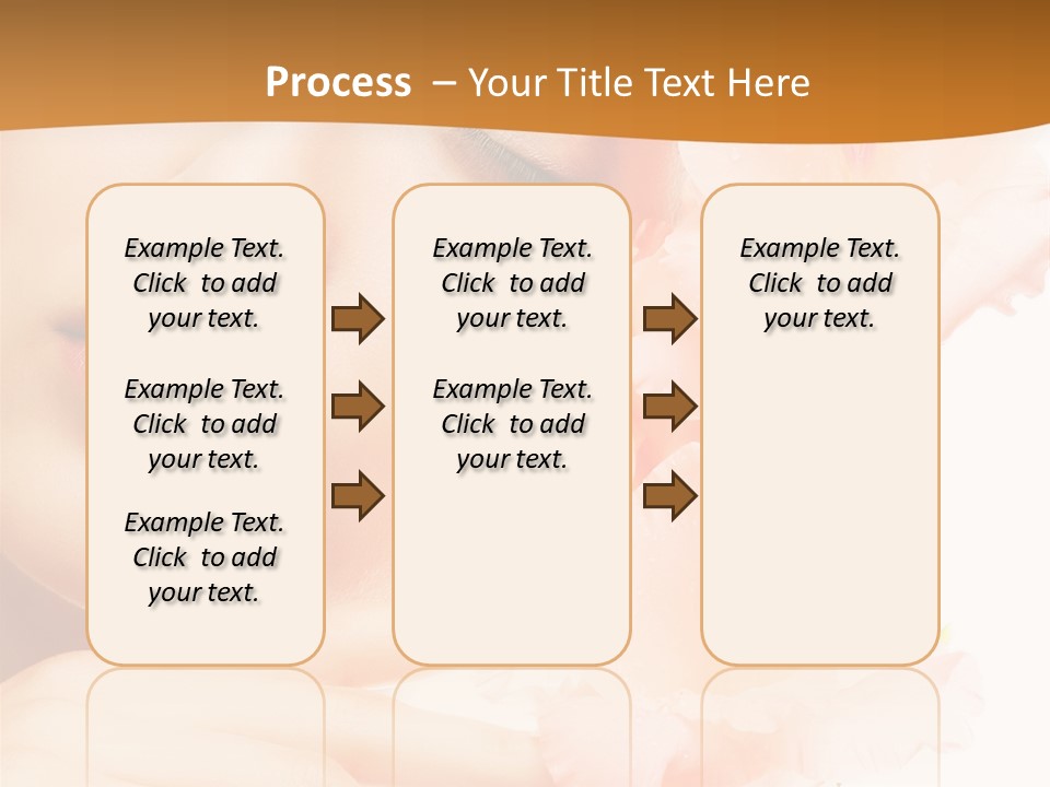 Model Lifestyle Purity PowerPoint Template