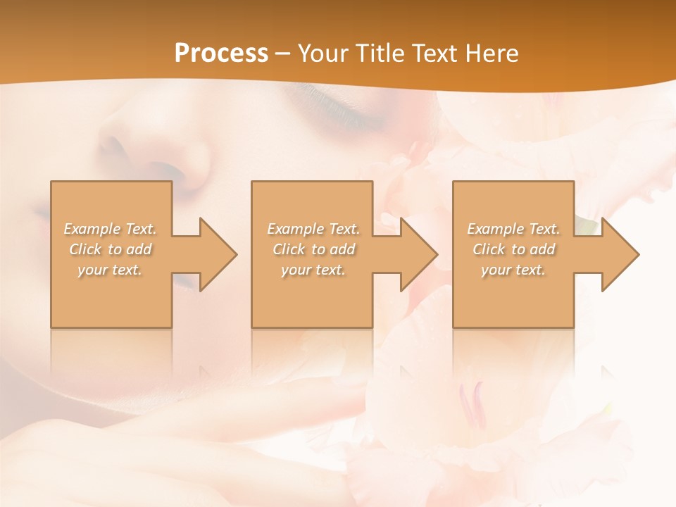 Model Lifestyle Purity PowerPoint Template