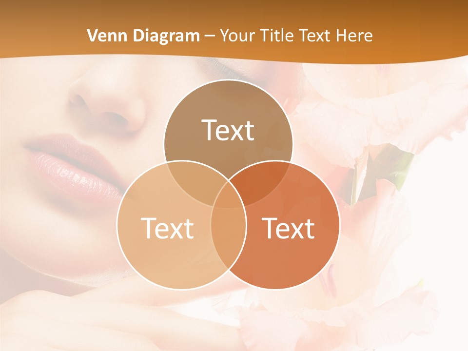 Model Lifestyle Purity PowerPoint Template