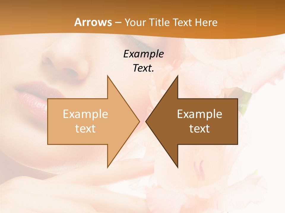 Model Lifestyle Purity PowerPoint Template