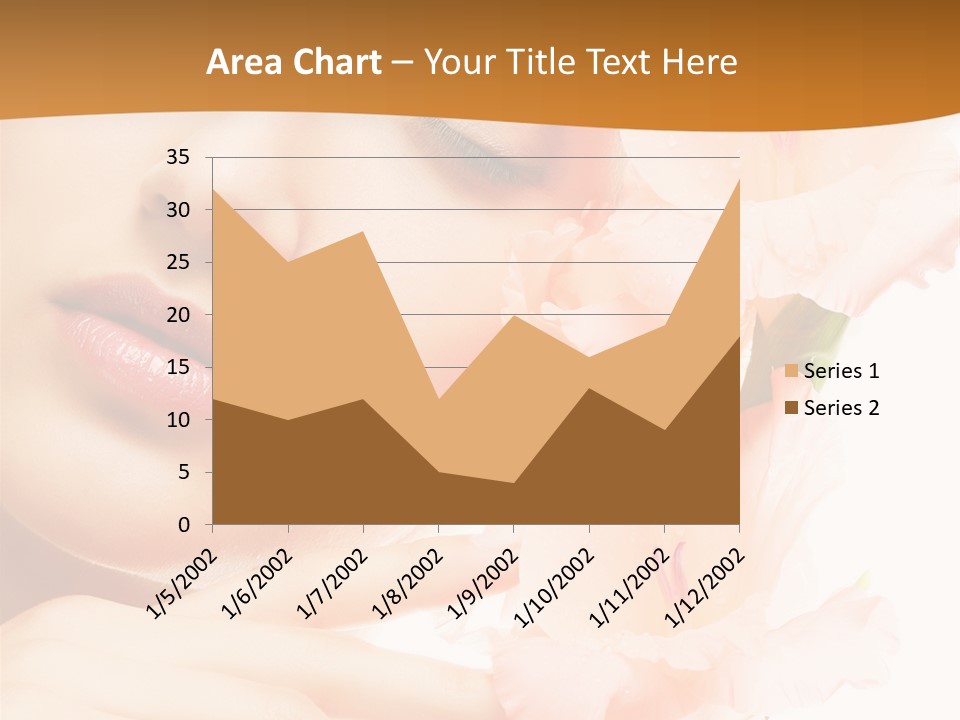 Model Lifestyle Purity PowerPoint Template