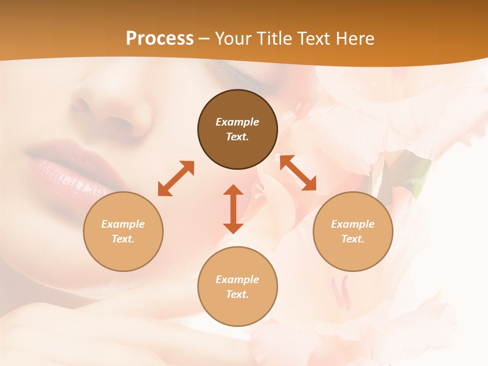 Model Lifestyle Purity PowerPoint Template