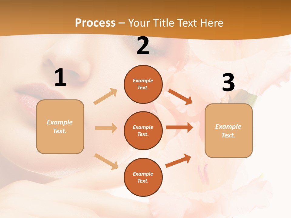 Model Lifestyle Purity PowerPoint Template