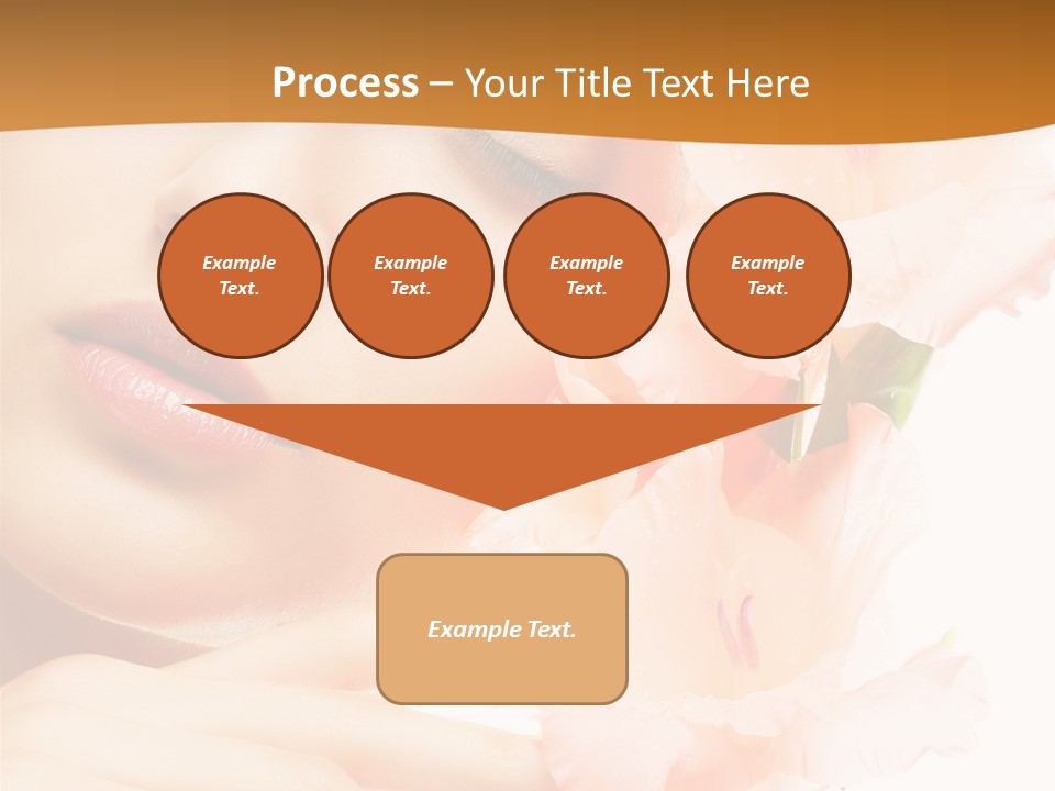 Model Lifestyle Purity PowerPoint Template