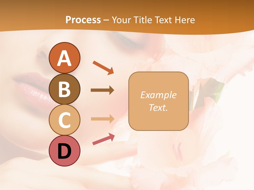 Model Lifestyle Purity PowerPoint Template