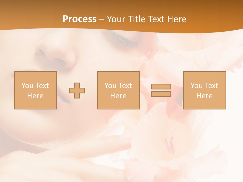 Model Lifestyle Purity PowerPoint Template