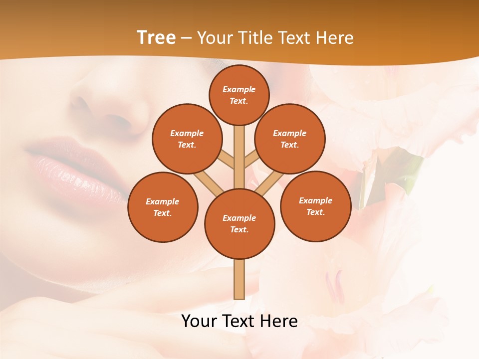 Model Lifestyle Purity PowerPoint Template