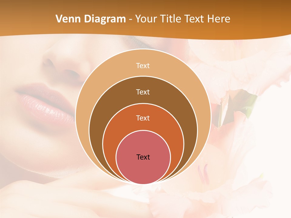 Model Lifestyle Purity PowerPoint Template