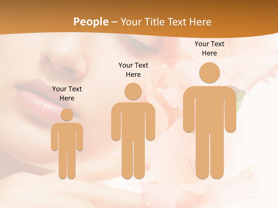 Model Lifestyle Purity PowerPoint Template