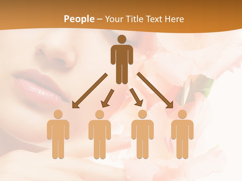 Model Lifestyle Purity PowerPoint Template