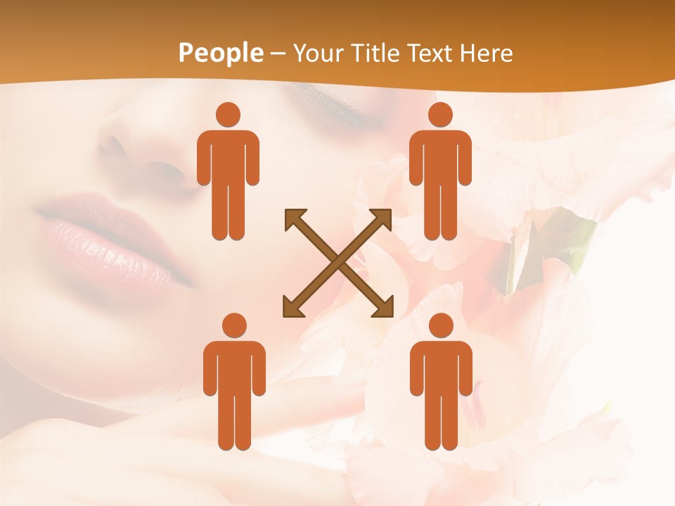 Model Lifestyle Purity PowerPoint Template