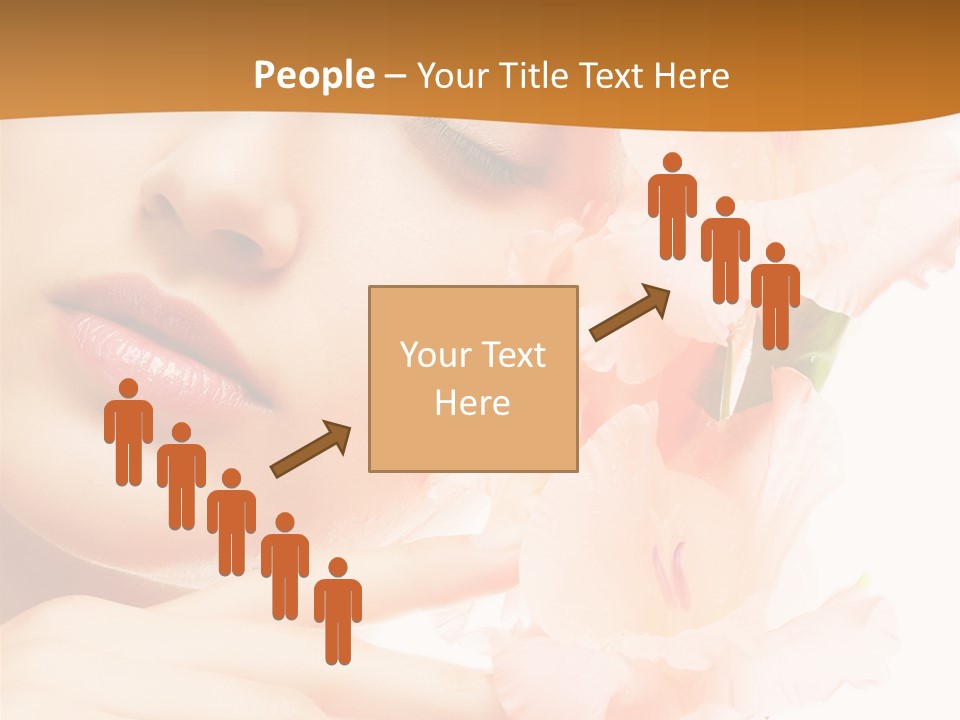 Model Lifestyle Purity PowerPoint Template