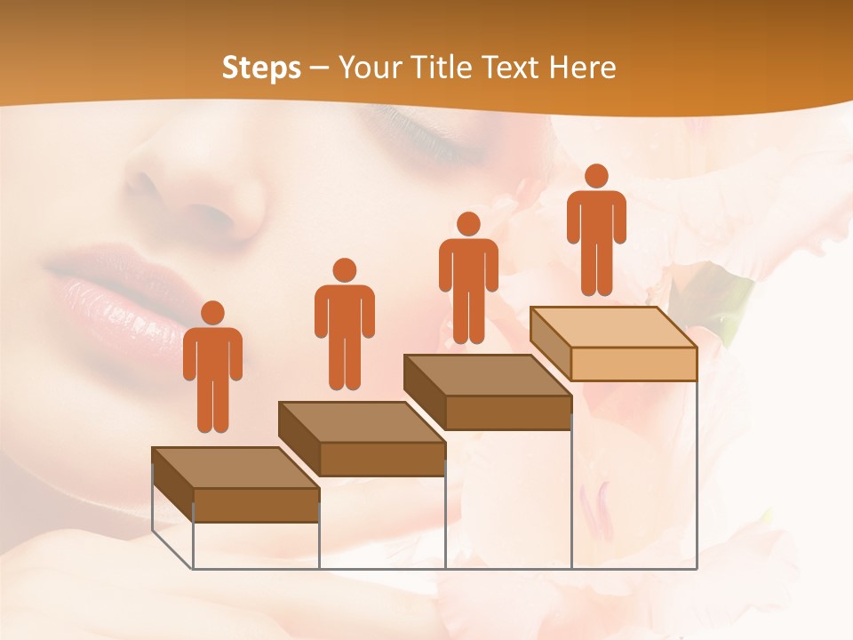 Model Lifestyle Purity PowerPoint Template