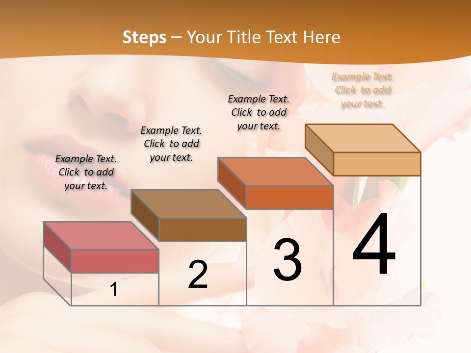 Model Lifestyle Purity PowerPoint Template
