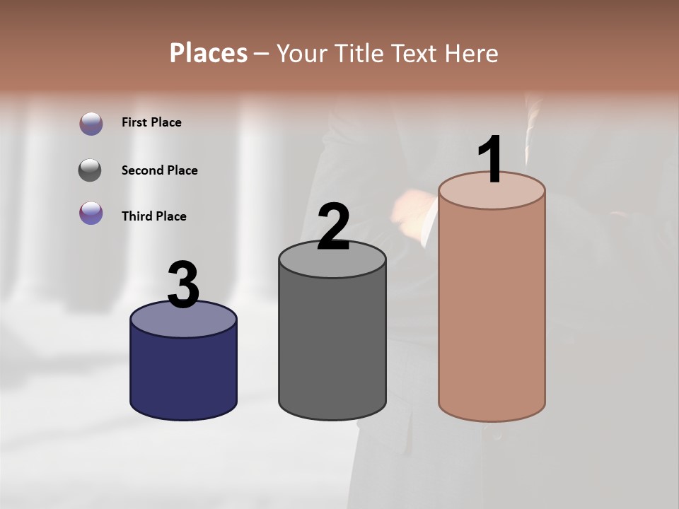 Executive Council Man PowerPoint Template
