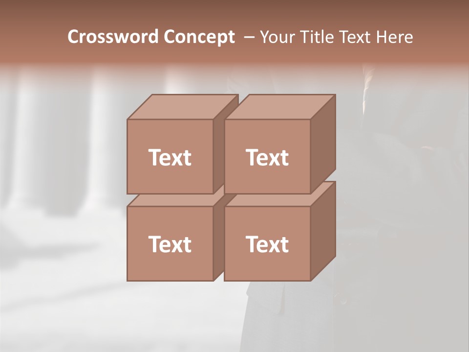 Executive Council Man PowerPoint Template