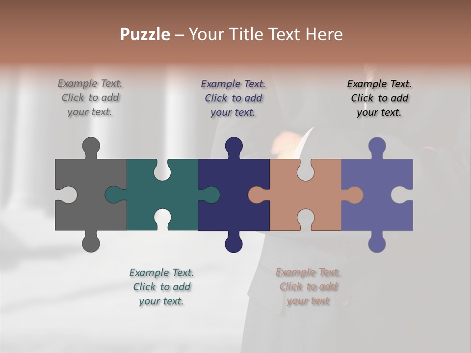 Executive Council Man PowerPoint Template