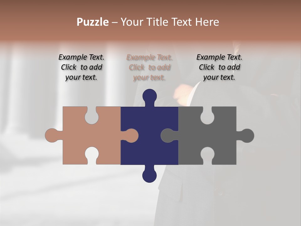 Executive Council Man PowerPoint Template