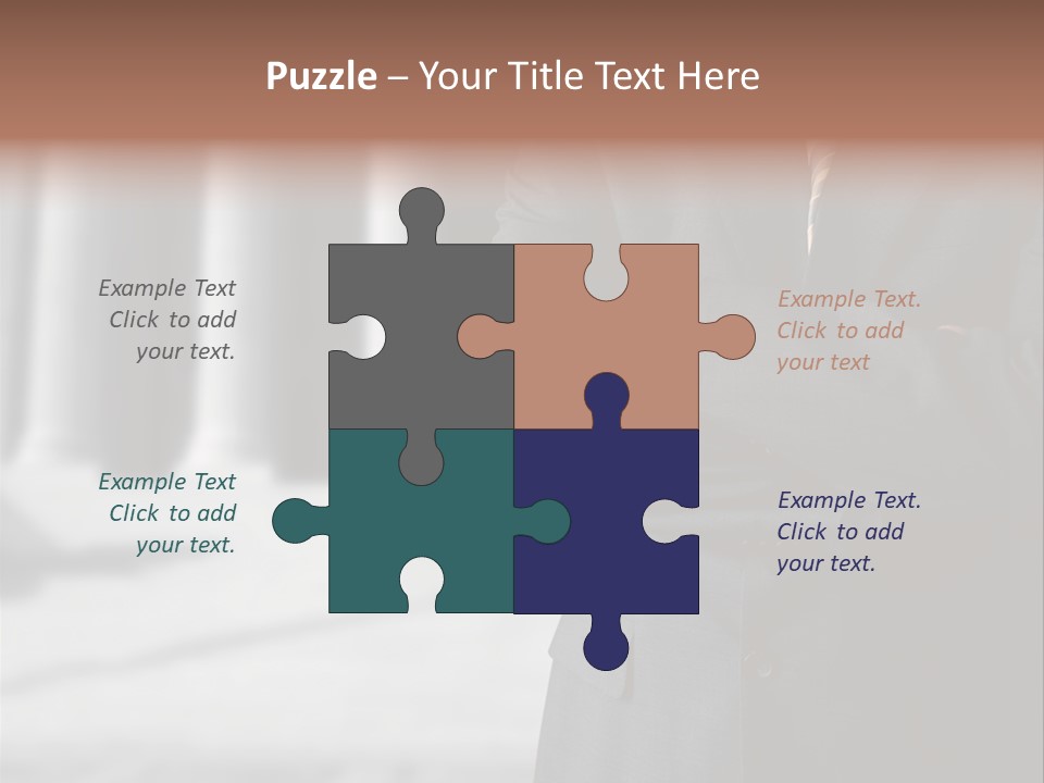 Executive Council Man PowerPoint Template