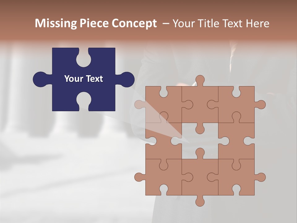 Executive Council Man PowerPoint Template