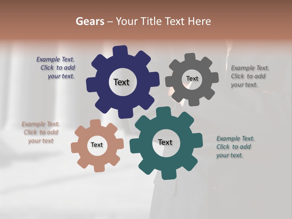 Executive Council Man PowerPoint Template