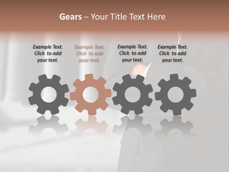 Executive Council Man PowerPoint Template