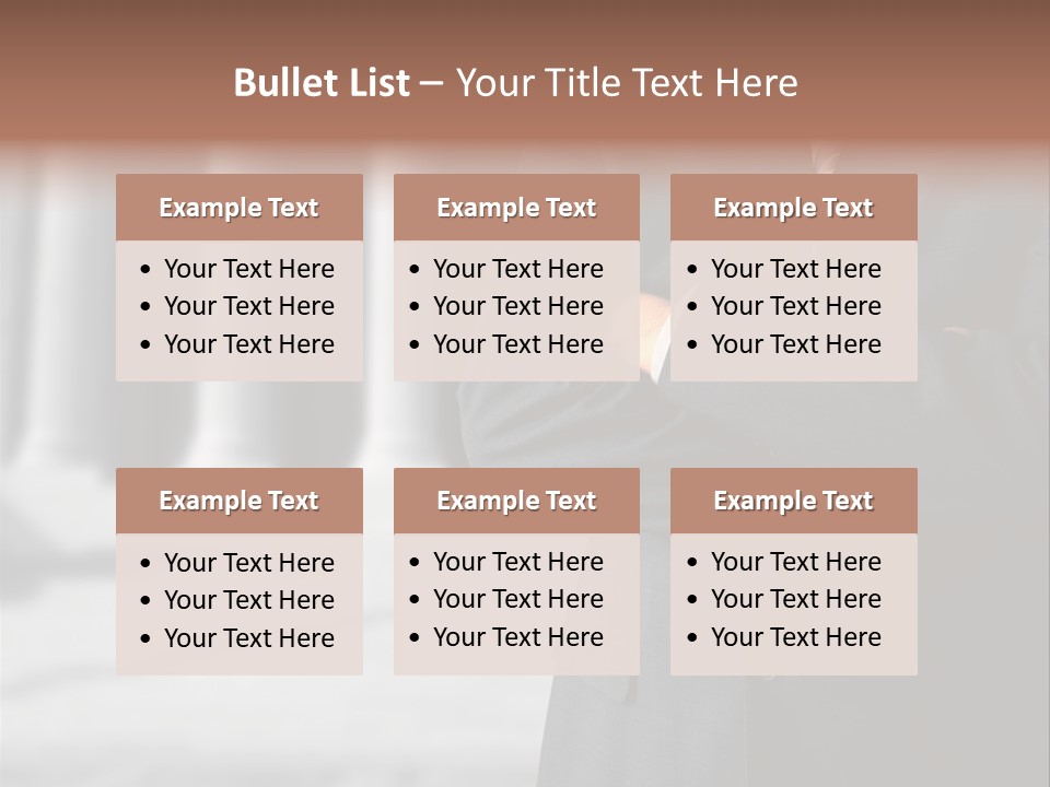 Executive Council Man PowerPoint Template