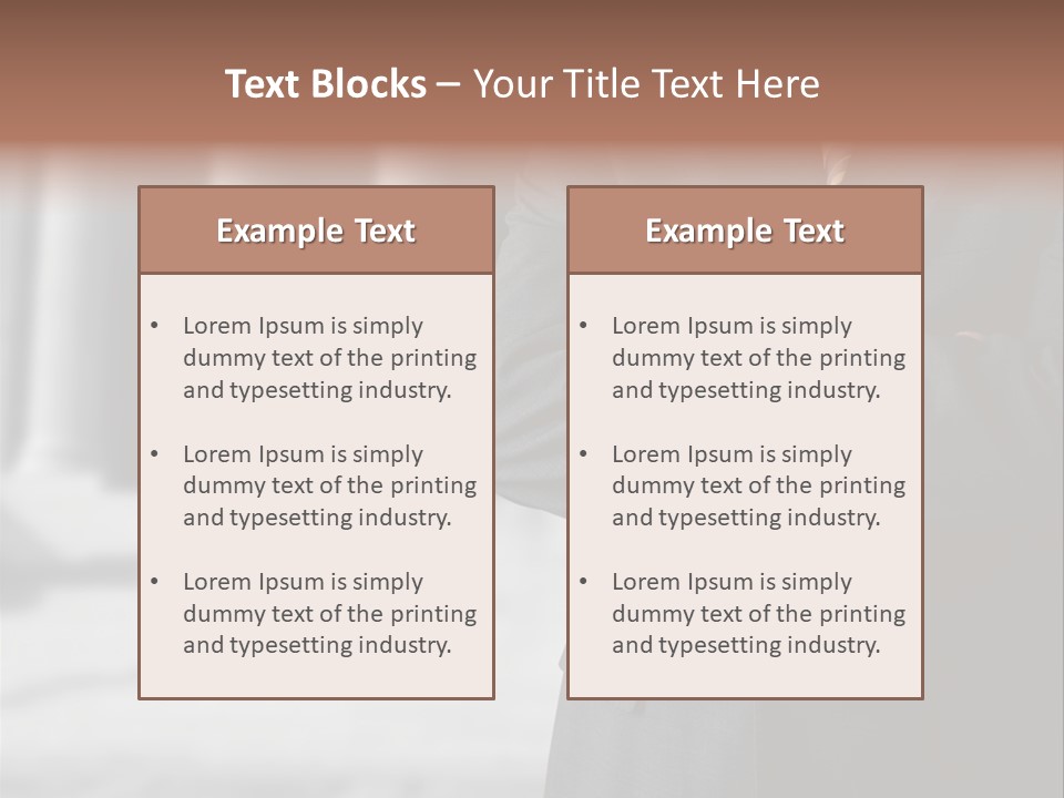 Executive Council Man PowerPoint Template
