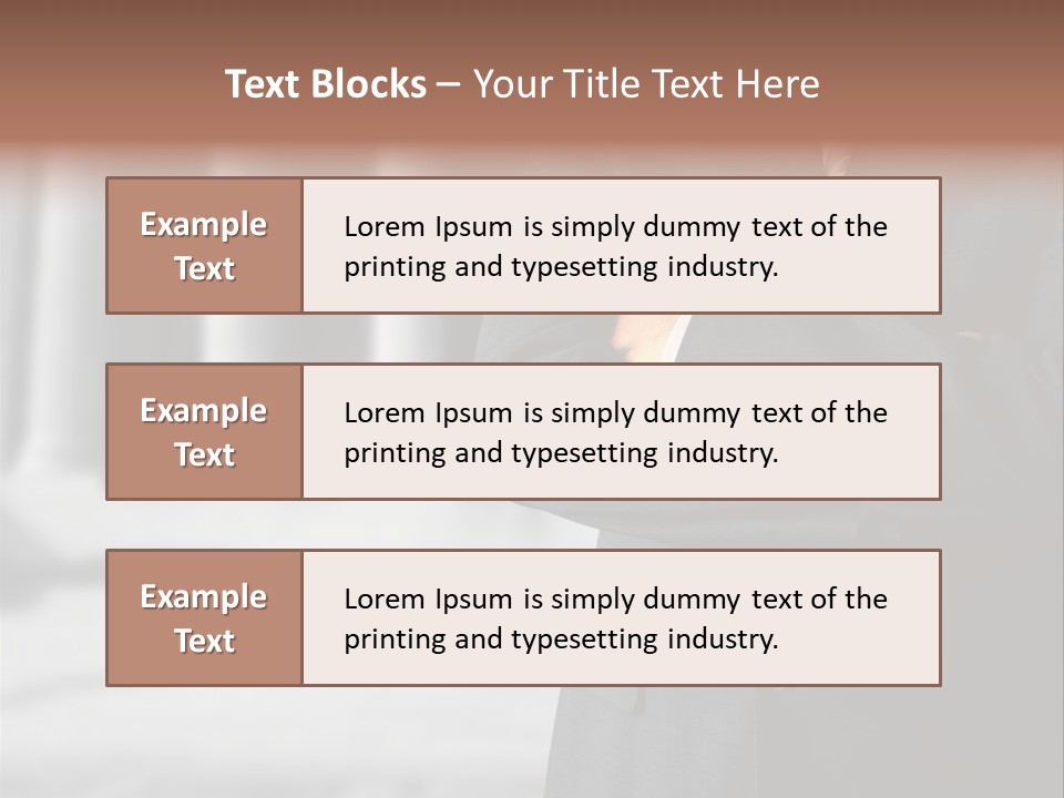 Executive Council Man PowerPoint Template