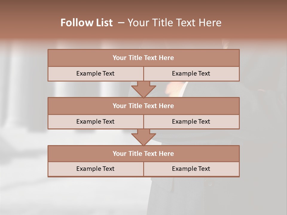 Executive Council Man PowerPoint Template