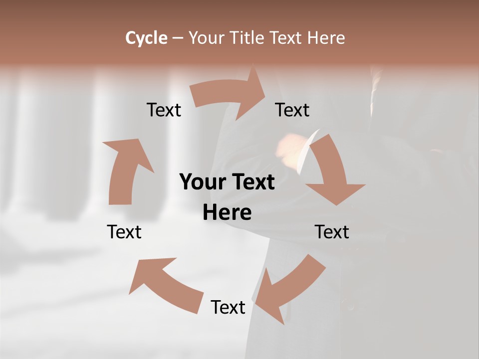 Executive Council Man PowerPoint Template