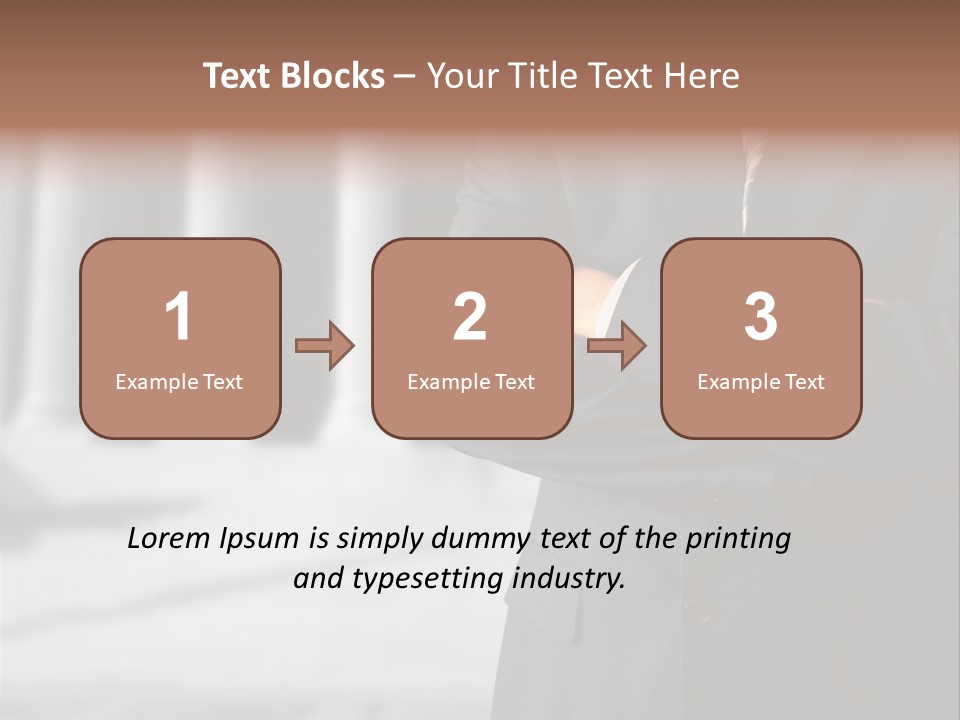 Executive Council Man PowerPoint Template