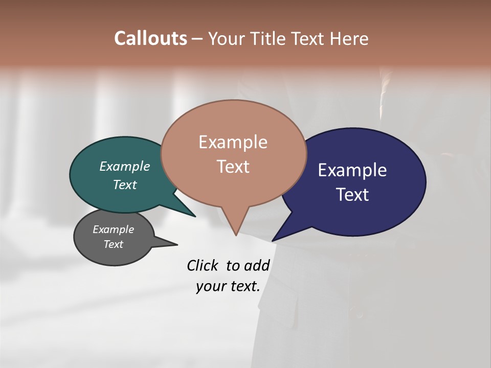 Executive Council Man PowerPoint Template