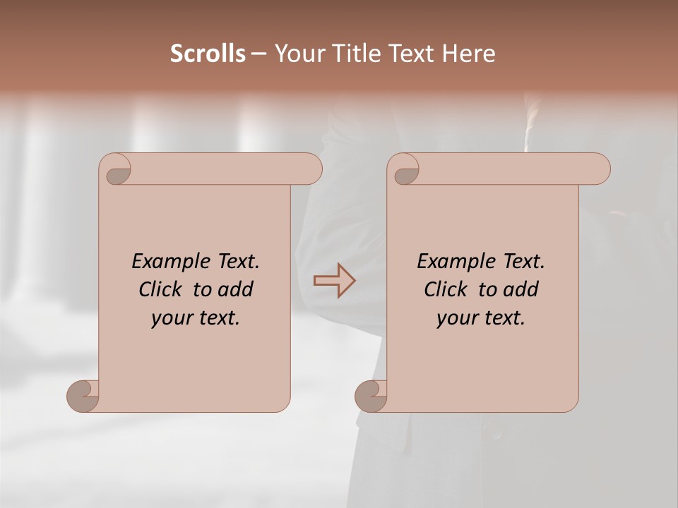 Executive Council Man PowerPoint Template