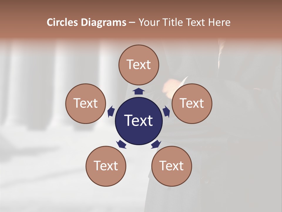 Executive Council Man PowerPoint Template