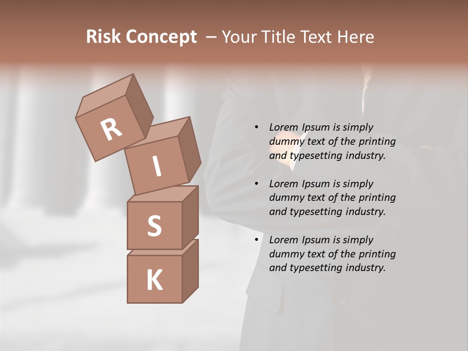 Executive Council Man PowerPoint Template