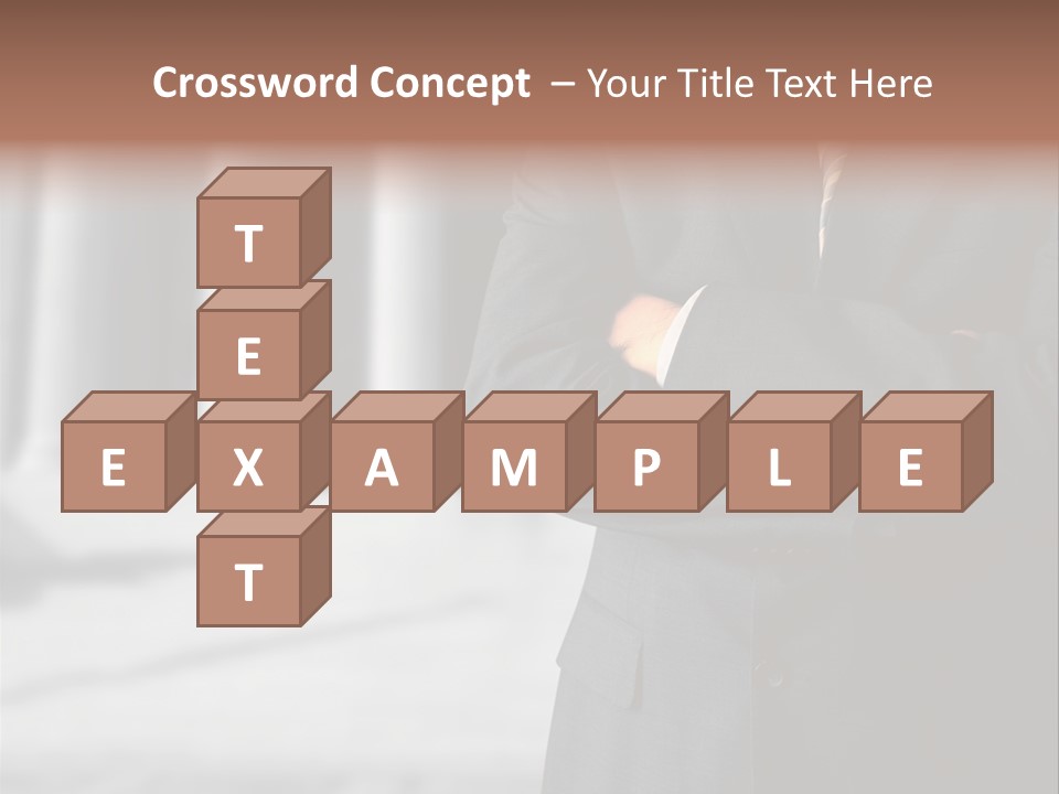 Executive Council Man PowerPoint Template