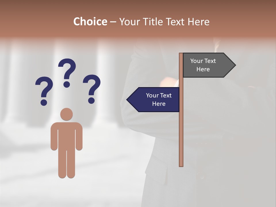 Executive Council Man PowerPoint Template