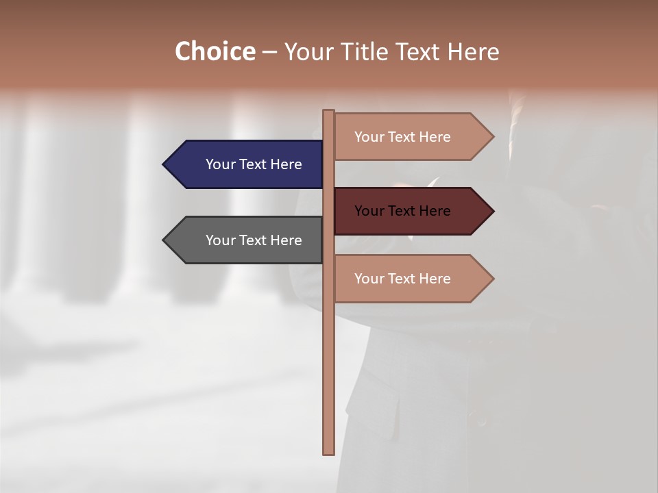 Executive Council Man PowerPoint Template
