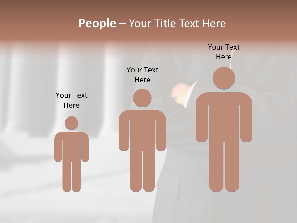 Executive Council Man PowerPoint Template