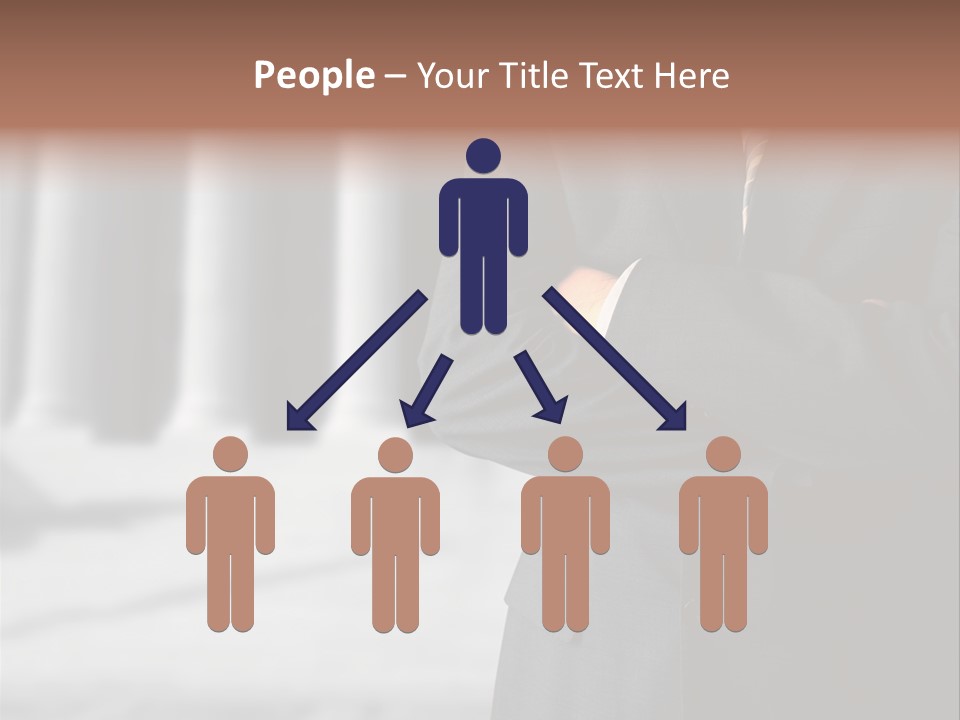 Executive Council Man PowerPoint Template